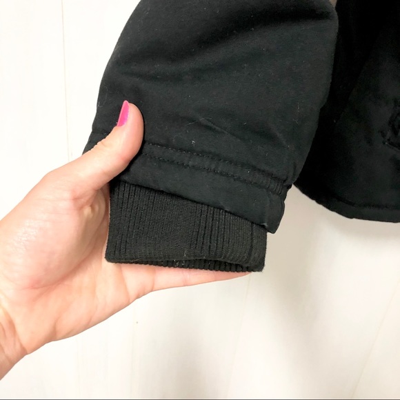 Quicksilver Mens Black Quilted Fleece Lined Jacket - Picture 7 of 12